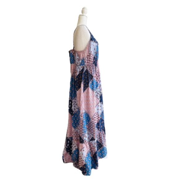 Isabel Maternity Dress by Ingred & Isabel Paisley Patchwork Midi Maxi XXL NEW - Picture 4 of 12